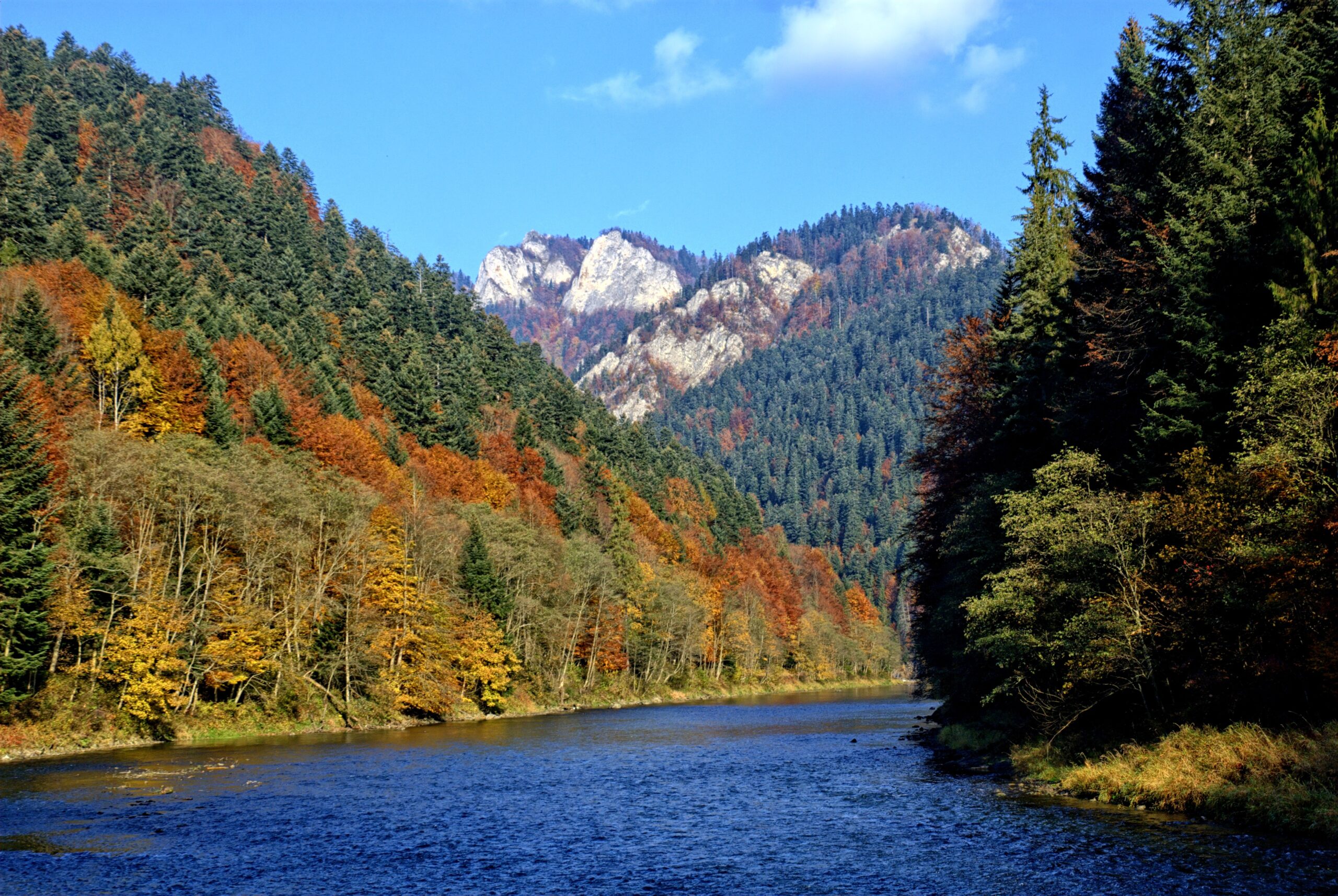 Rowerem przez Pieniny